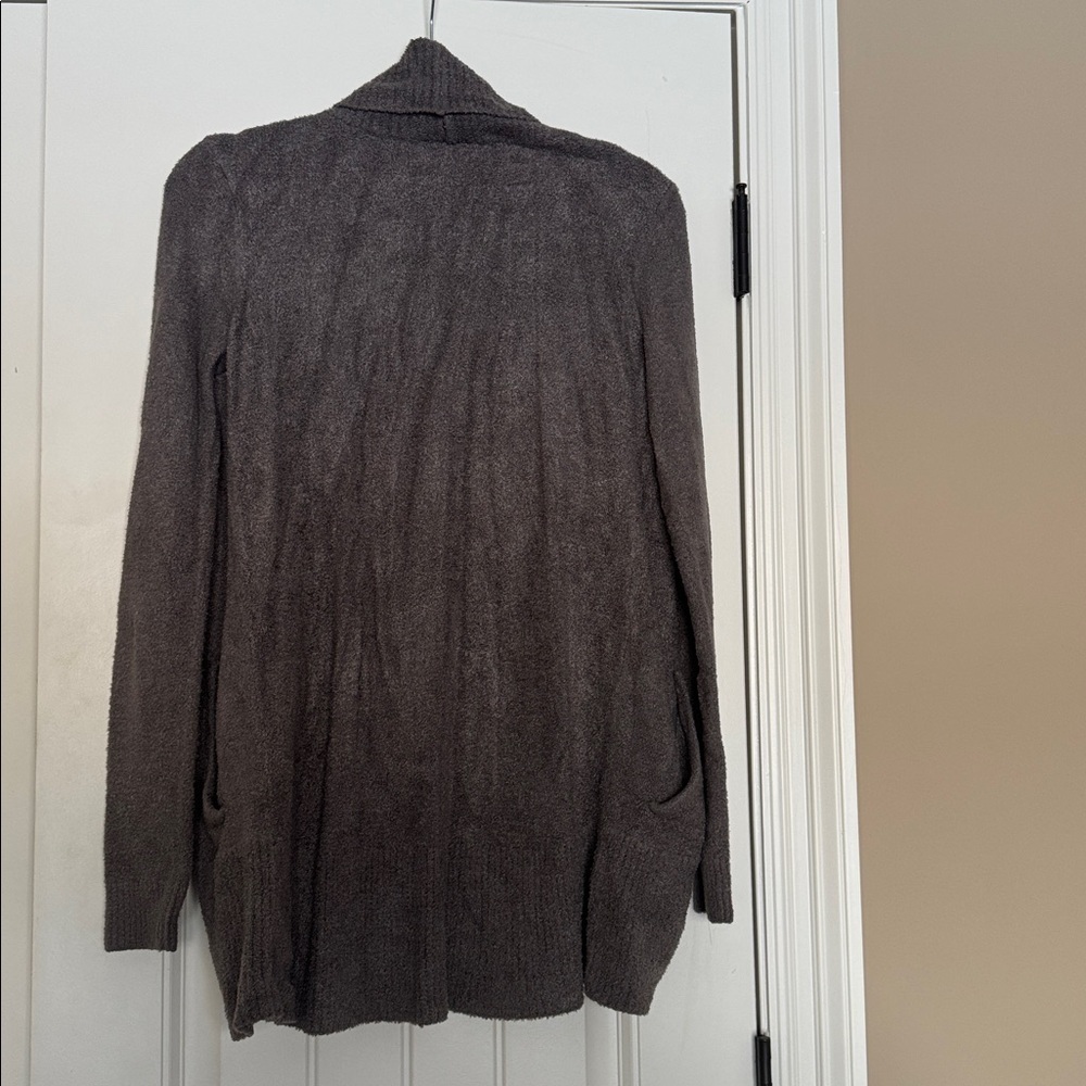 Barefoot Dreams CozyChic Lite Circle Cardi - Gray - Picture 6 of 6